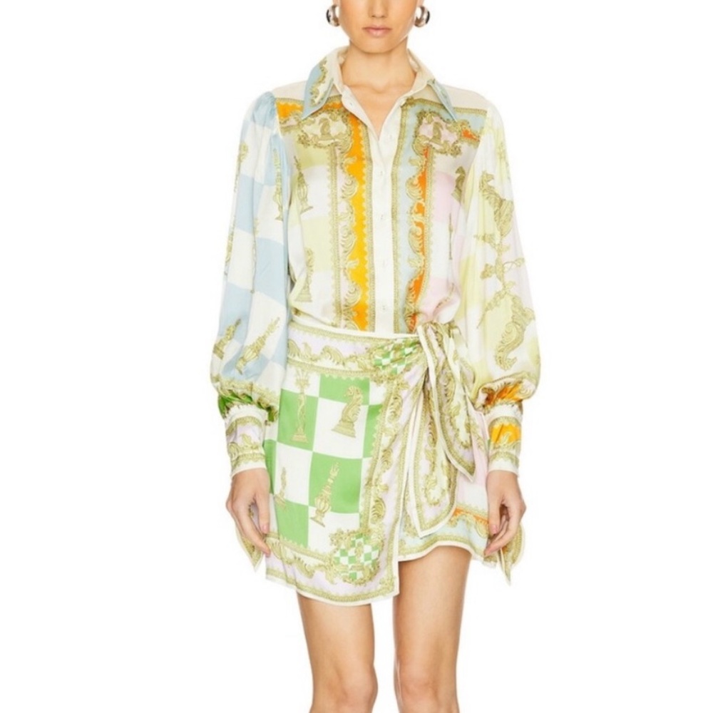 Alemais Multicolor Long Sleeve Dress